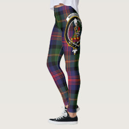 Scotstee Clan MacLennan Crest Tartan Vrouwen Legge Leggings