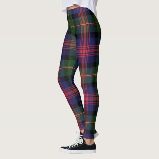 Scotstee Clan MacLennan Tartan Leggings vrouwen (Links)