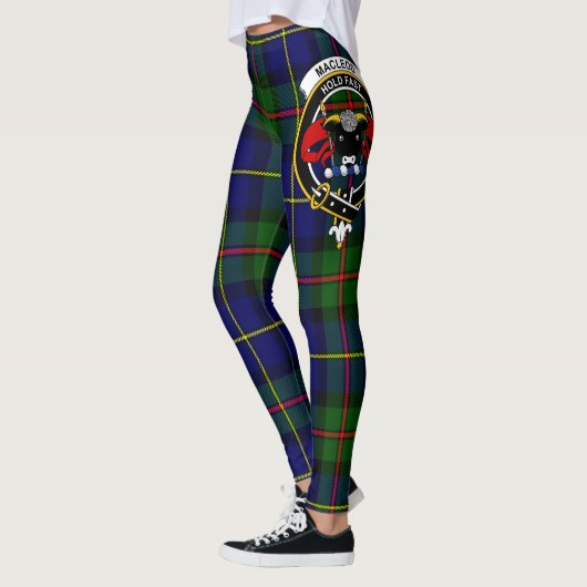 Scotstee Clan MacLeod Crest Tartan Vrouwen Legging (Links)