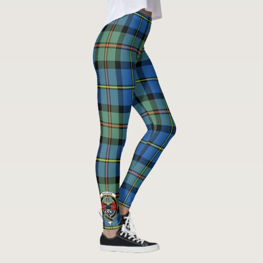 Scotstee Clan MacLeod van Harris Ancient Crest Leggings (Rechts)