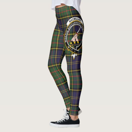 Scotstee Clan MacMillan Hunting ModernCrest Tartan Leggings (Links)