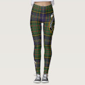 Scotstee Clan MacMillan Hunting ModernCrest Tartan Leggings (Voorkant)