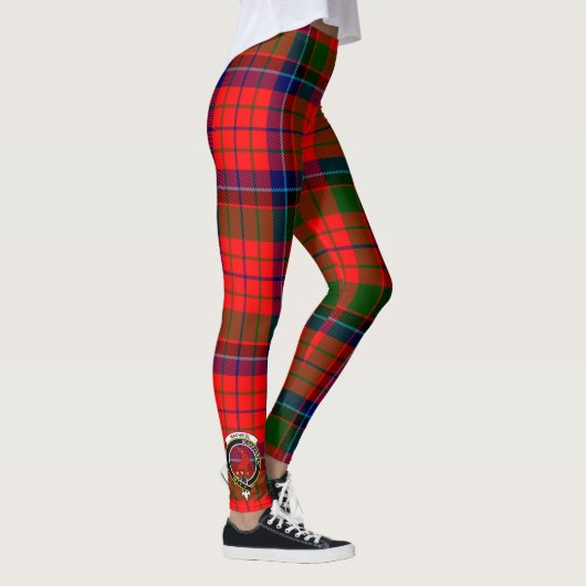 Scotstee Clan MacNicol Crest Tartan Vrouwen Leggin Leggings (Rechts)