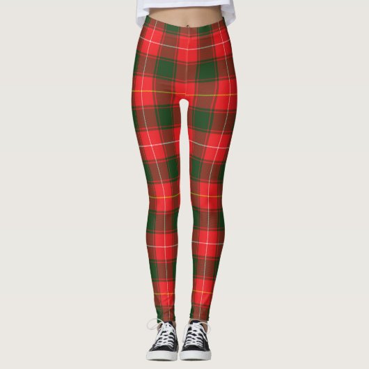 Scotstee Clan MacPhee Tartan Leggings vrouwen (Voorkant)
