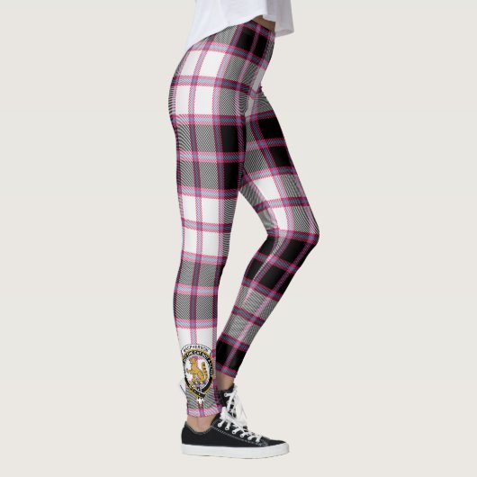 Scotstee Clan MacPherson Hunting Modern Crest Tart Leggings (Rechts)