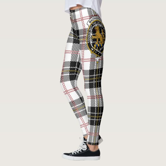 Scotstee Clan MacPherson Modern Crest Tartan Vrouw Leggings (Links)