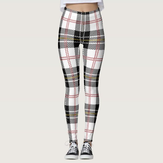 Scotstee Clan MacPherson Modern Tartan Vrouwen Leggings (Voorkant)