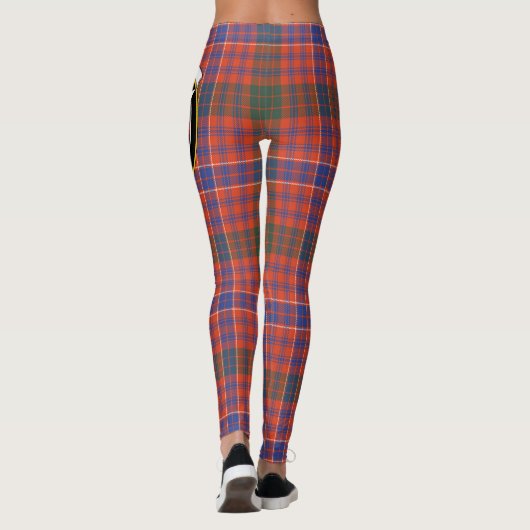Scotstee Clan MacRae Ancient Crest Tartan Vrouwen Leggings (Achterkant)