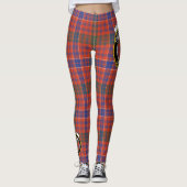 Scotstee Clan MacRae Ancient Crest Tartan Vrouwen Leggings (Voorkant)