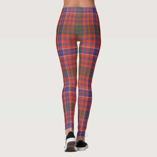 Scotstee Clan MacRae Ancient Tartan Vrouwen Leggin Leggings (Achterkant)