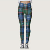 Scotstee Clan MacRae Hunting Ancient Crest Tartan Leggings (Voorkant)