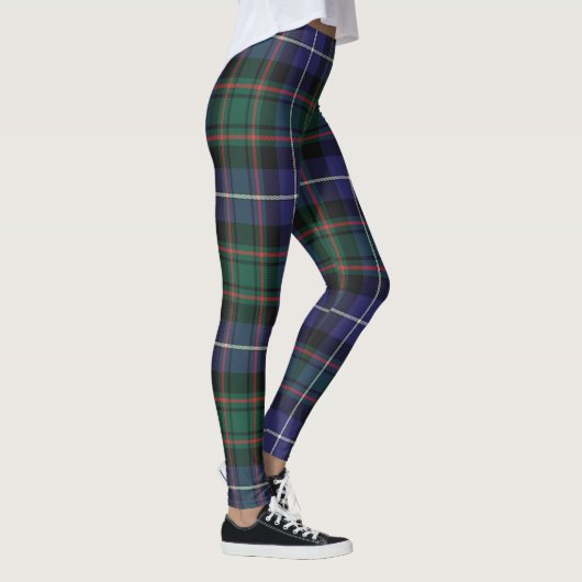 Scotstee Clan MacRae Hunting Modern Ancient Tartan Leggings (Rechts)
