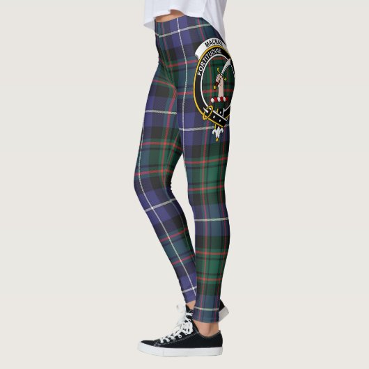 Scotstee Clan MacRae Hunting Modern Crest Tartan Leggings (Links)