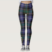 Scotstee Clan MacRae Hunting Modern Crest Tartan Leggings (Voorkant)