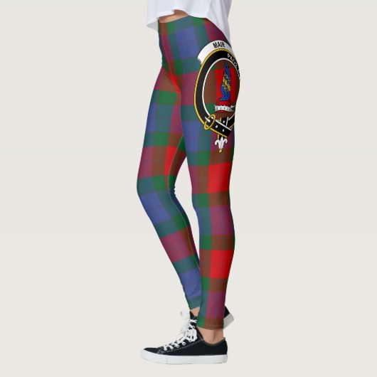 Scotstee Clan Mar Crest Tartan Dames Leggings (Links)