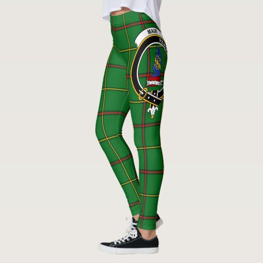 Scotstee Clan Mar HuntingCrest Tartan Vrouwen Leggings (Links)