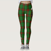 Scotstee Clan Maxwell Hunting Crest Tartan Women Leggings (Voorkant)