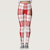Scotstee Clan Maxwell Pset Crest Tartan Vrouwen Leggings (Voorkant)