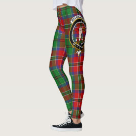 Scotstee Clan McCulloch Crest Tartan Vrouwen Legge Leggings