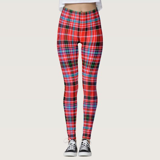 Scotstee Clan Meikle Ancient Tartan Women Leggings (Voorkant)