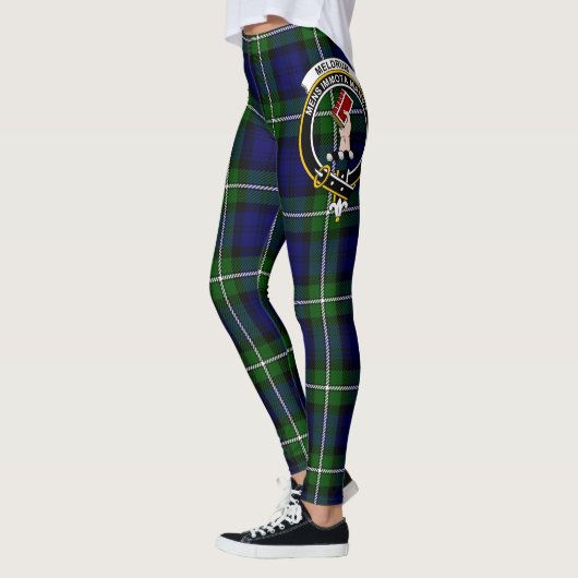 Scotstee Clan Meldrum Crest Tartan Vrouwen Legging (Links)