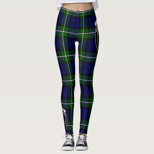 Scotstee Clan Meldrum Crest Tartan Vrouwen Legging (Voorkant)