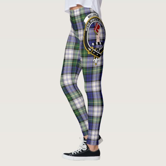 Scotstee Clan Meldrum Gordon Dress Crest Tartan Leggings (Links)