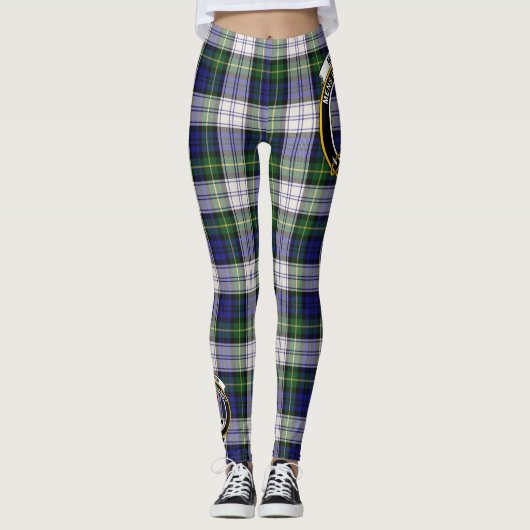 Scotstee Clan Meldrum Gordon Dress Crest Tartan Leggings (Voorkant)