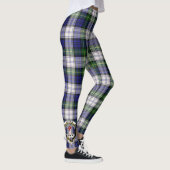 Scotstee Clan Meldrum Gordon Dress Crest Tartan Leggings (Rechts)