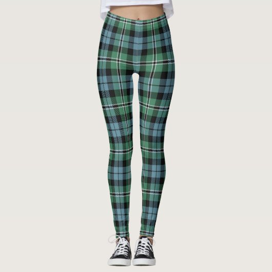 Scotstee Clan Melville Hunting Ancient Tartan Wome Leggings (Voorkant)