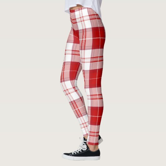 Scotstee Clan MenZies Red Ancient Tartan Vrouwen Leggings (Links)