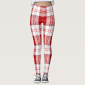 Scotstee Clan MenZies Red Ancient Tartan Vrouwen Leggings (Voorkant)