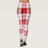 Scotstee Clan MenZies Red Crest Tartan Vrouwen Leggings (Achterkant)