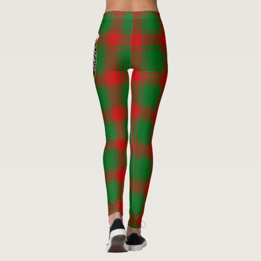 Scotstee Clan Middleton Crest Tartan Vrouwen Legge Leggings (Achterkant)