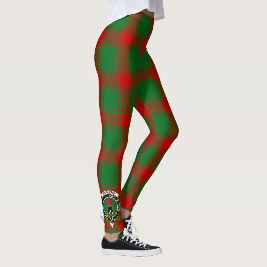 Scotstee Clan Middleton Crest Tartan Vrouwen Legge Leggings (Rechts)