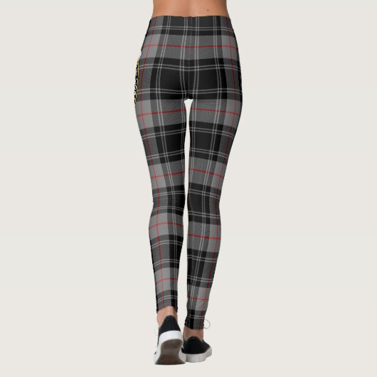 Scotstee Clan Moffat Crest Tartan Vrouwen Leggings (Achterkant)