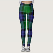 Scotstee Clan Monteith Crest Tartan Vrouwen Leggin Leggings (Voorkant)