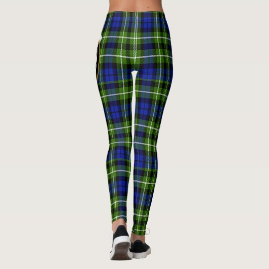 Scotstee Clan Monteith Hunting Crest Tartan Vrouwe Leggings (Achterkant)
