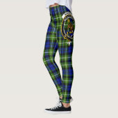 Scotstee Clan Monteith Hunting Crest Tartan Vrouwe Leggings (Links)