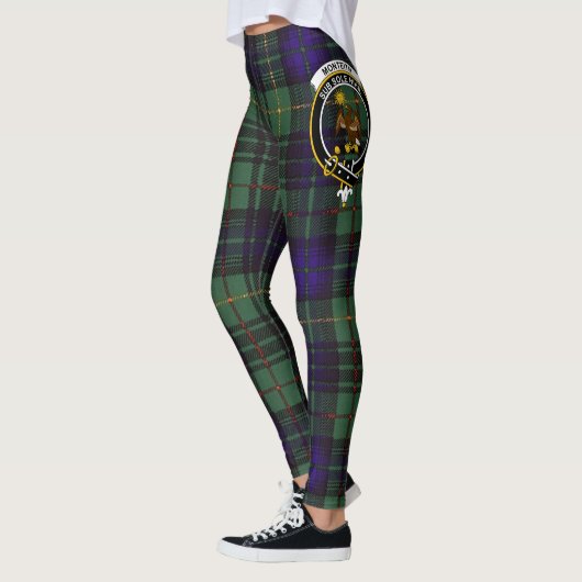 Scotstee Clan Monteith Old Crest Tartan Vrouwen Leggings (Links)