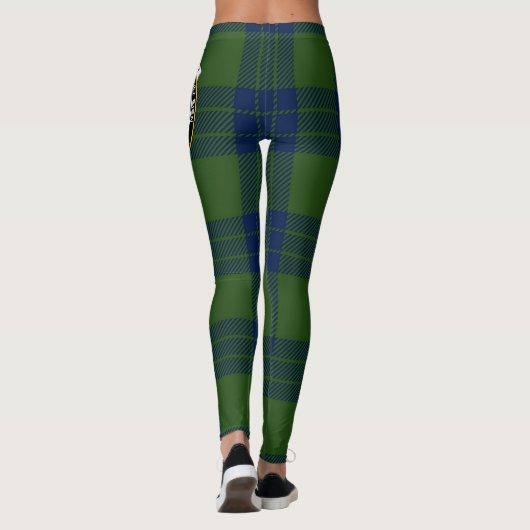 Scotstee Clan Montgomery Modern Crest Tartan Vrouw Leggings (Achterkant)