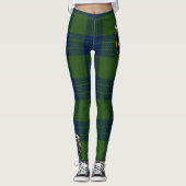 Scotstee Clan Montgomery Modern Crest Tartan Vrouw Leggings (Voorkant)