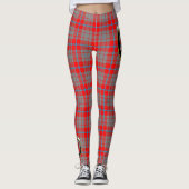 Scotstee Clan Moubray Crest Tartan Women Leggings (Voorkant)