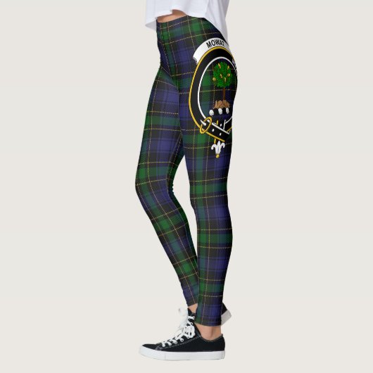 Scotstee Clan Mowat Crest Tartan Women Leggings (Links)