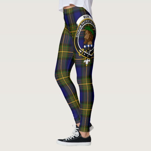 Scotstee Clan Muir Crest Tartan Dames Leggings (Links)