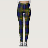 Scotstee Clan Muir Crest Tartan Dames Leggings (Voorkant)