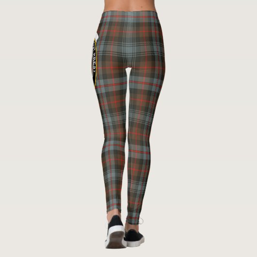 Scotstee Clan Murray van Atholl Weathered Crest Leggings (Achterkant)