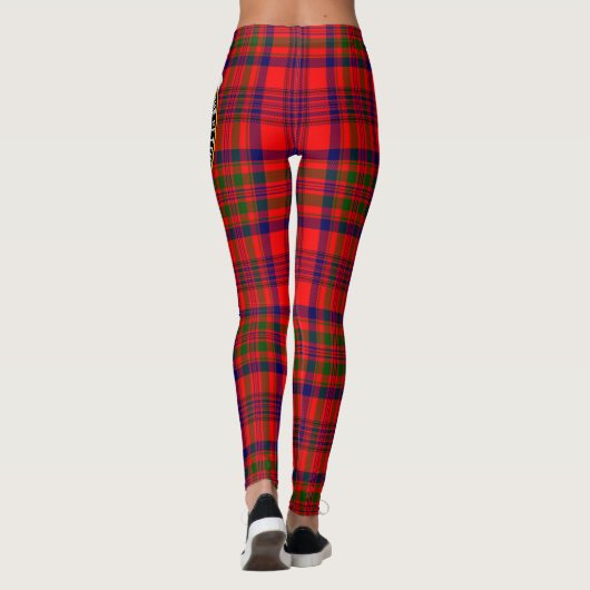 Scotstee Clan Murray van Tulloch Crest Tartan Vrou Leggings (Achterkant)