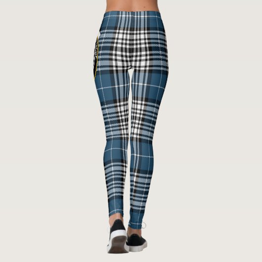 Scotstee Clan Napier Crest Tartan Vrouwen Leggings (Achterkant)
