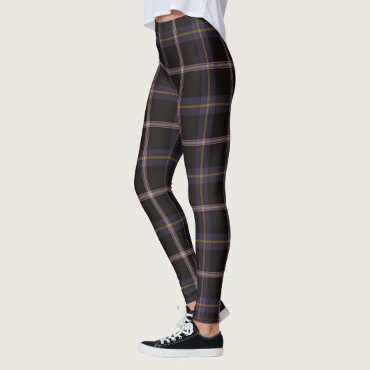 Scotstee Clan Navy Dress Blue Ancient Tartan Women Leggings (Links)